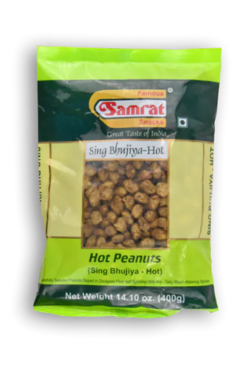 SAMRAT Sing Bhujiya-Hot Hot Peanuts 14.10 OZ